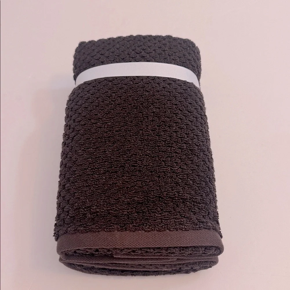 8pc ECOEXISTENCE Bamboo Zero Twist Loops Bath Towel Set-Dark Chocolate-DKCHOC25
